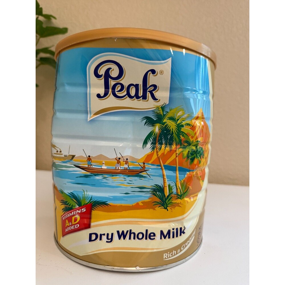 Peak Dry Whole Milk Powder 2500g (5.5 lbs) Large Tin - Exp March 2028 Full Cream